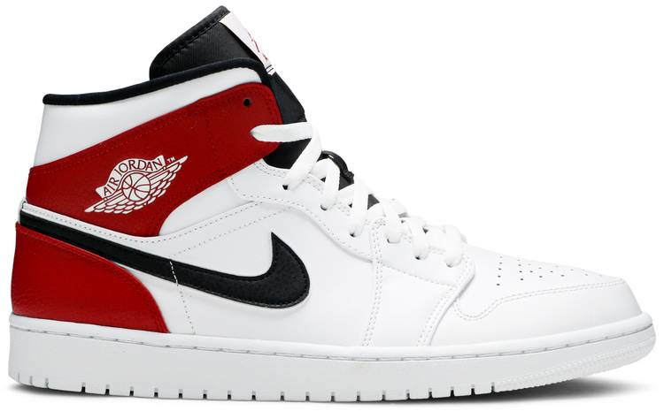 Air Jordan 1 Mid White Chicago 554724-116